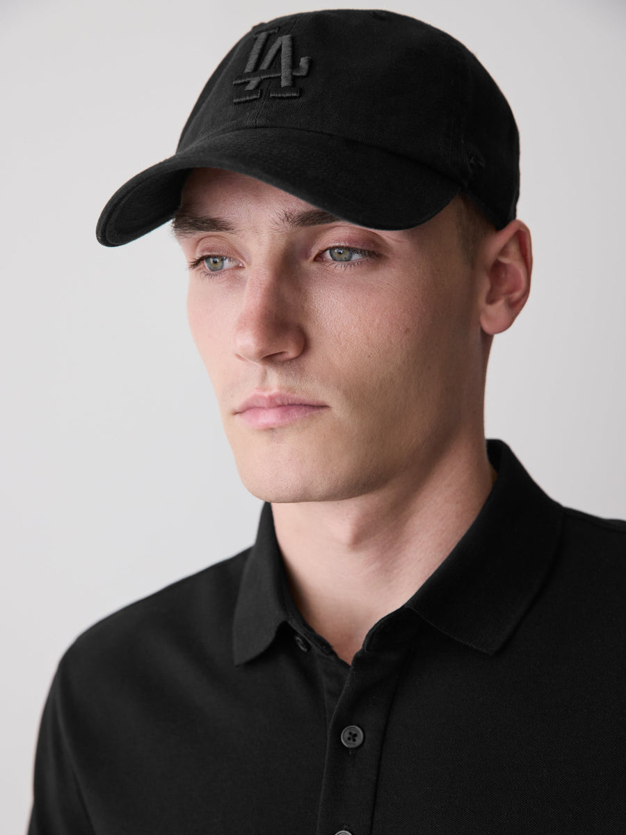 Black Classic '47 Clean Up Cap - LA Dodgers