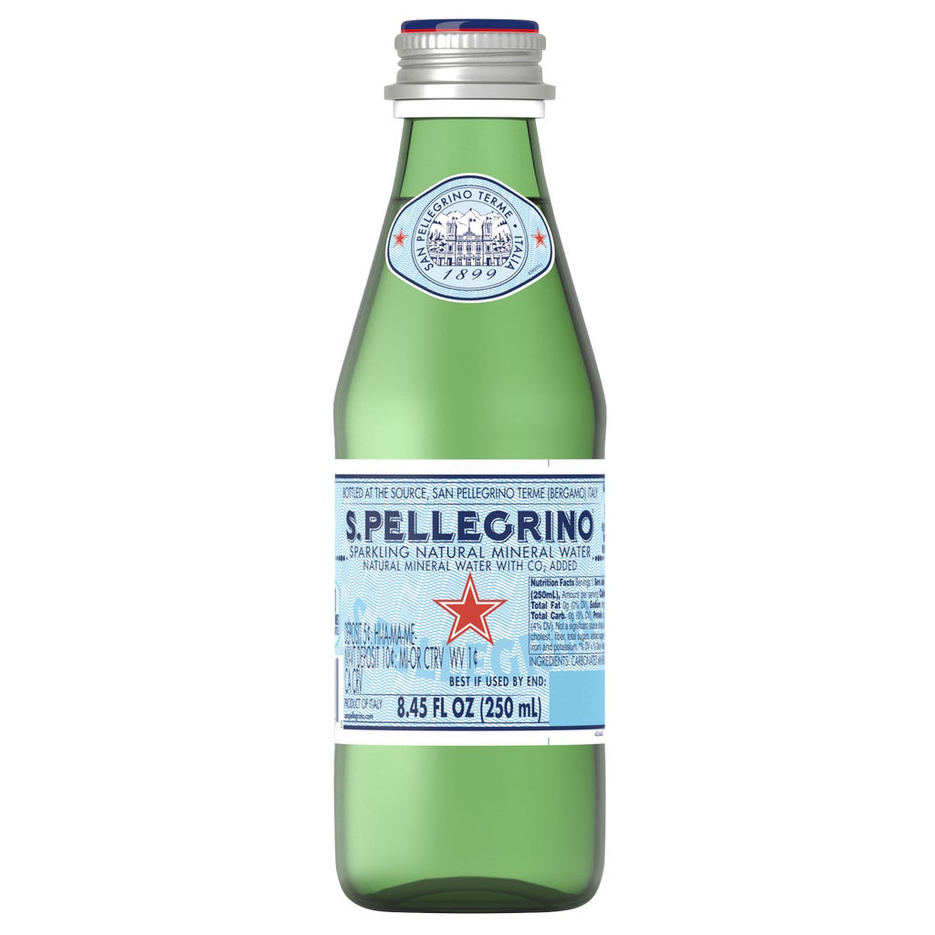S.Pellegrino Sparkling Natural Mineral Water, 8.45 fl oz, 24 ct