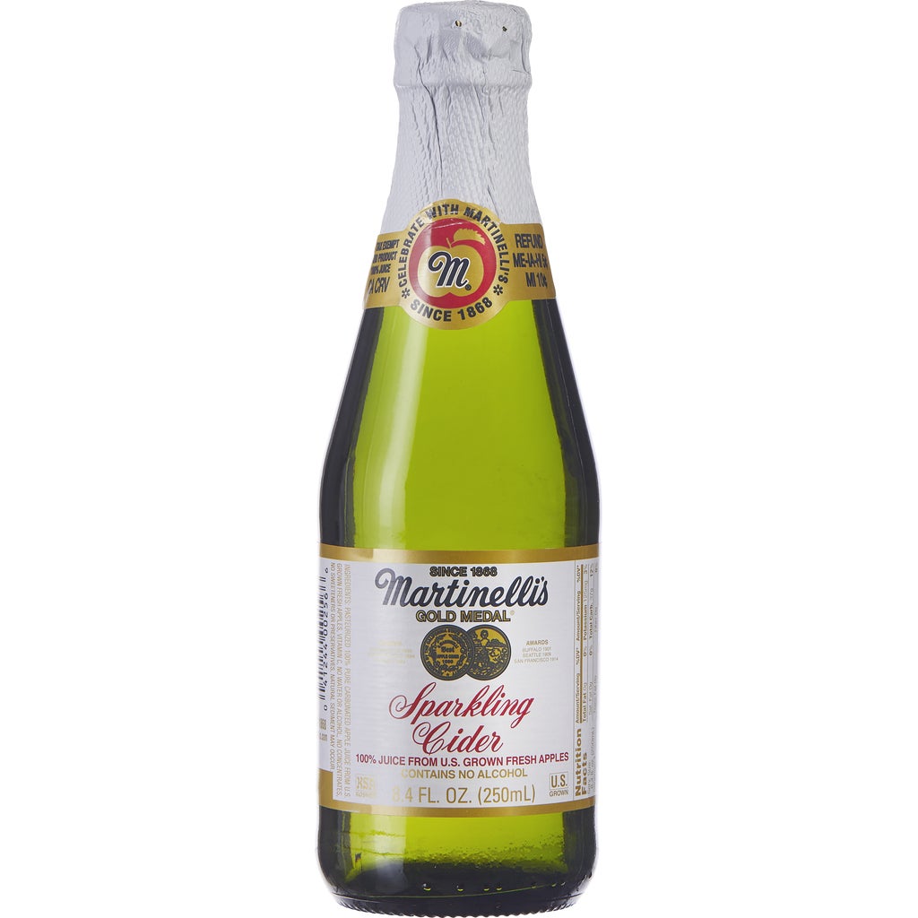 Martinelli's Sparkling Cider, Apple, 8.4 fl oz, 12 ct