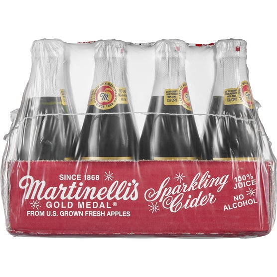Martinelli's Sparkling Cider, Apple, 8.4 fl oz, 12 ct