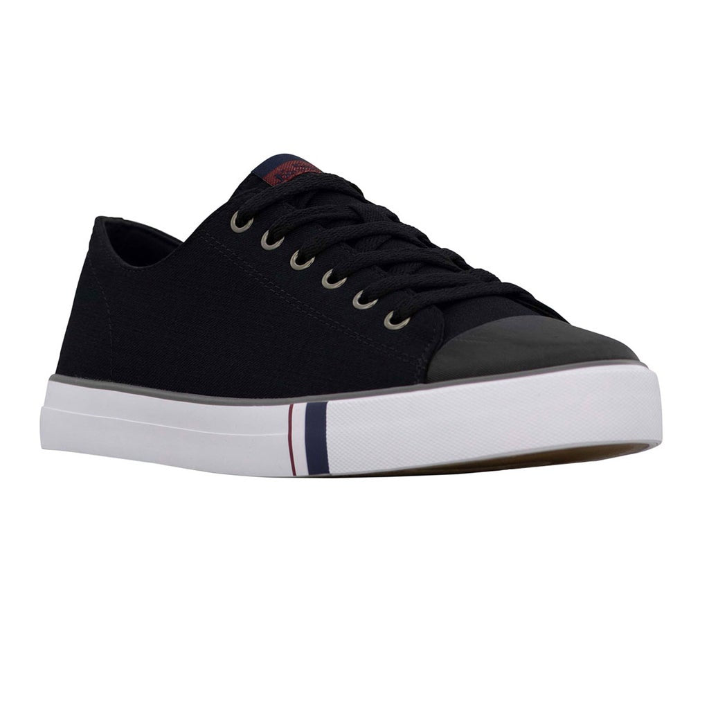 [color:black] Ben Sherman Men's Canvas Shoe - Black - image 1