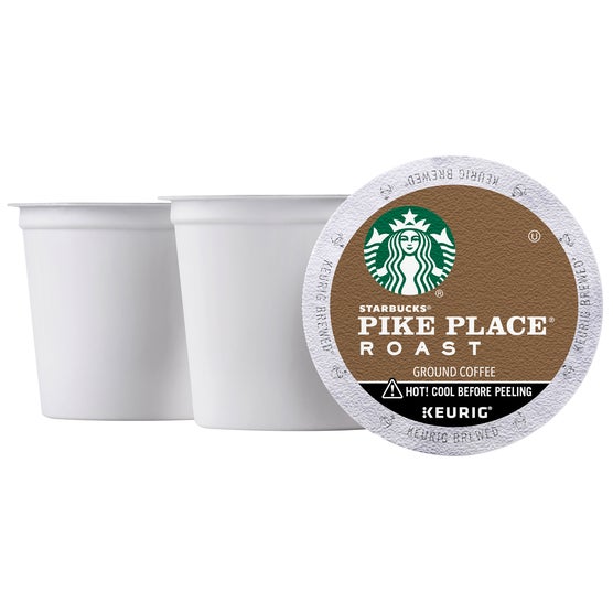 Starbucks Pike Place Coffee, Medium Roast, Keurig K-Cup Pods, 72 ct