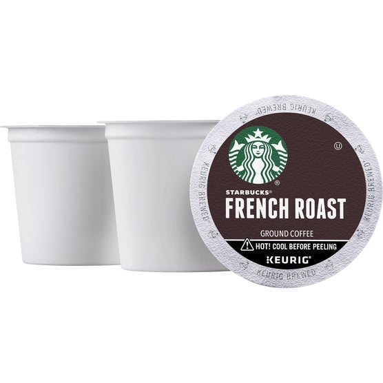 Starbucks French Roast Coffee, Dark Roast, Keurig K-Cup Pods, 72 ct