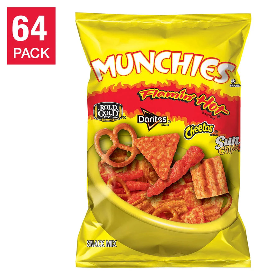 Munchies Snack Mix, Flamin' Hot, 2 oz, 64-count