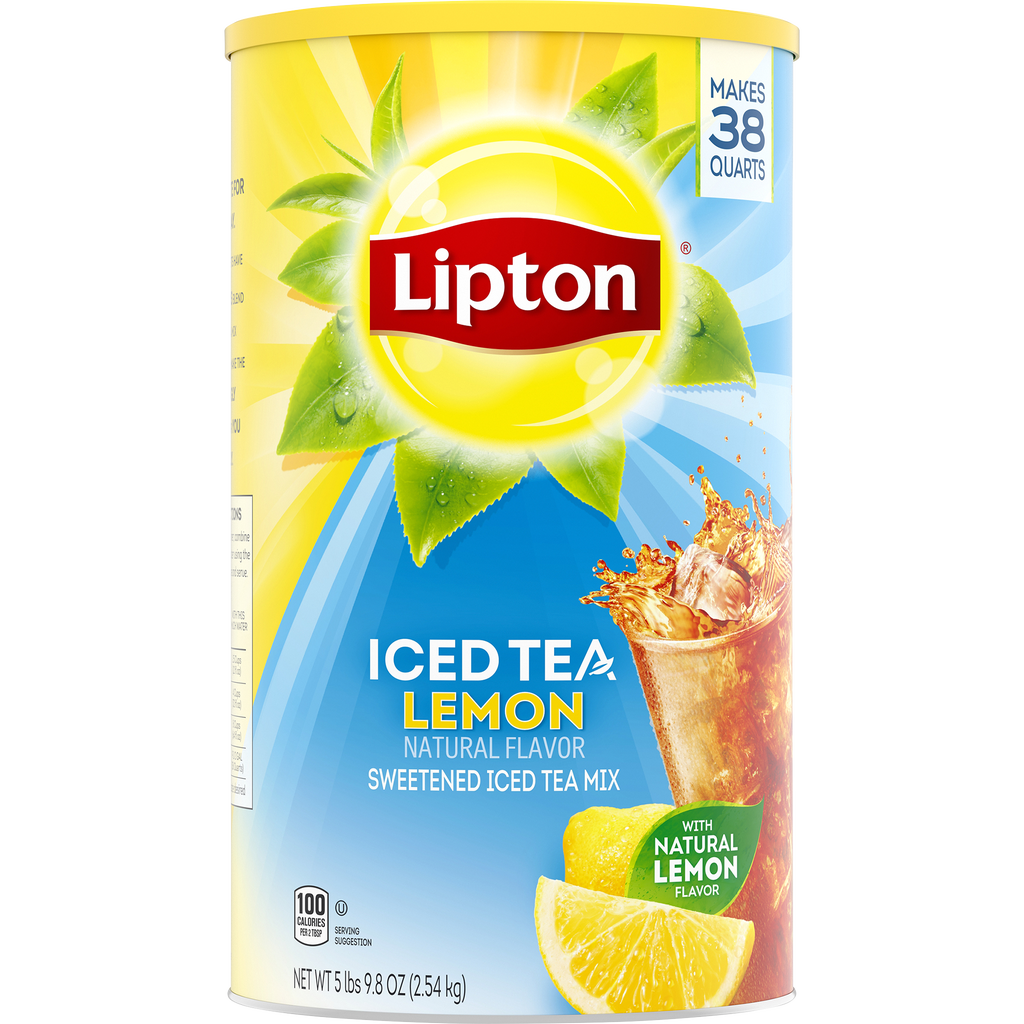 Lipton Iced Tea Mix, Lemon, 5 lbs 9.8 oz