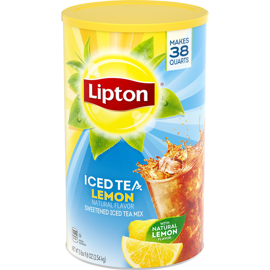 Lipton Iced Tea Mix, Lemon, 5 lbs 9.8 oz