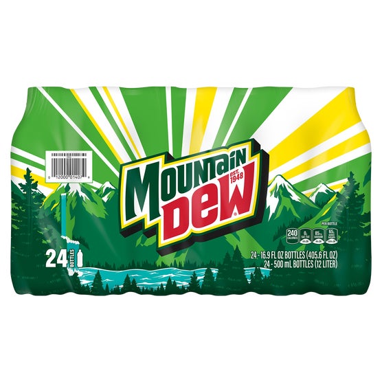 Mountain Dew, 16.9 fl oz, 24 ct