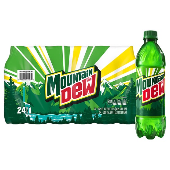 Mountain Dew, 16.9 fl oz, 24 ct