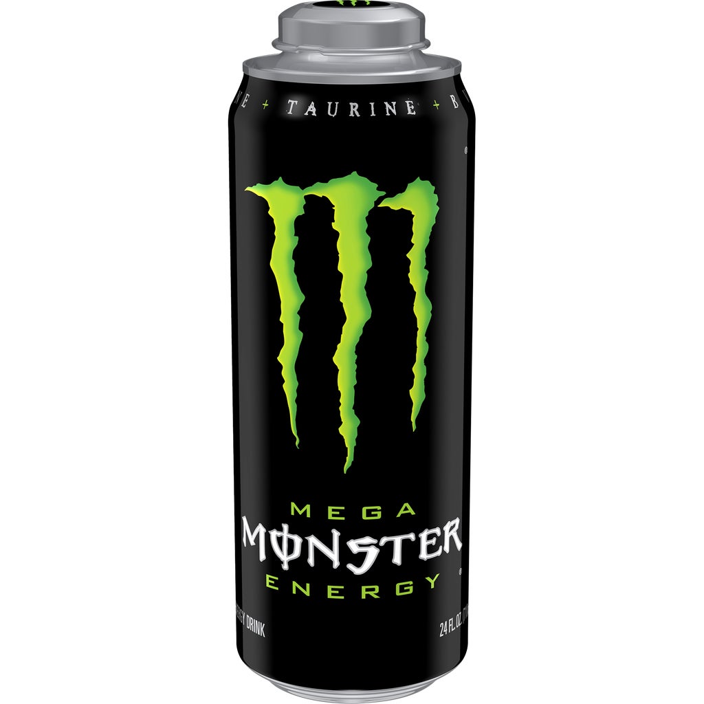 Monster Mega Energy Drink, Original, 24 fl oz, 12 ct