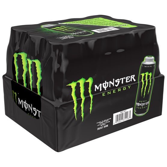 Monster Mega Energy Drink, Original, 24 fl oz, 12 ct
