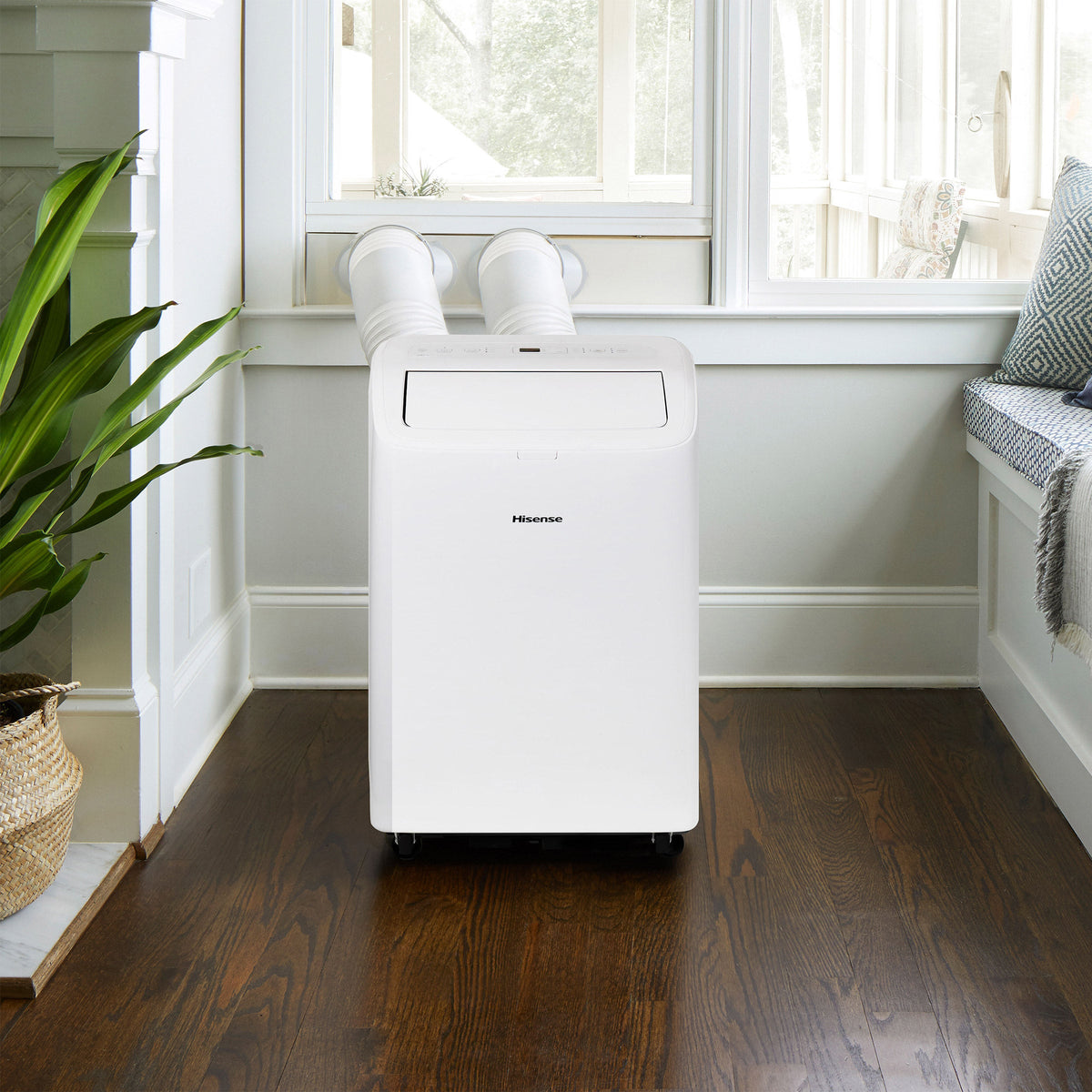Hisense Inverter Dual-Hose Portable Air Conditioner, 8000 BTU, 350 sq ft, White - image 4