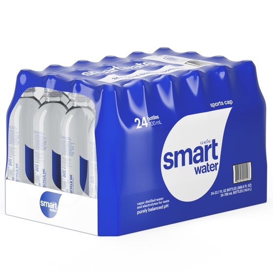 Glaceau Smartwater, 23.7 fl oz, 24 ct