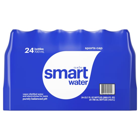 Glaceau Smartwater, 23.7 fl oz, 24 ct