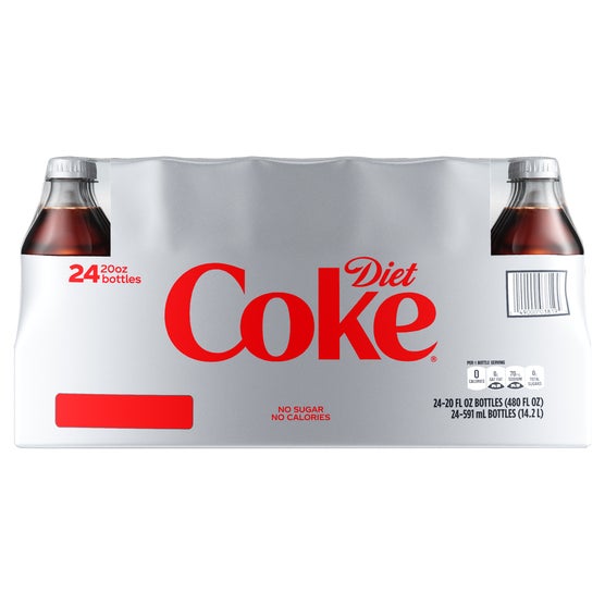Coca-Cola Diet Coke, 20 fl oz, 24 ct