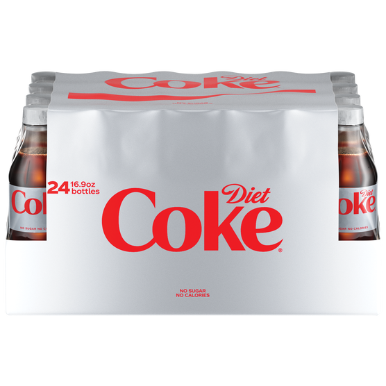 Coca-Cola Diet Coke, 16.9 fl oz, 24 ct