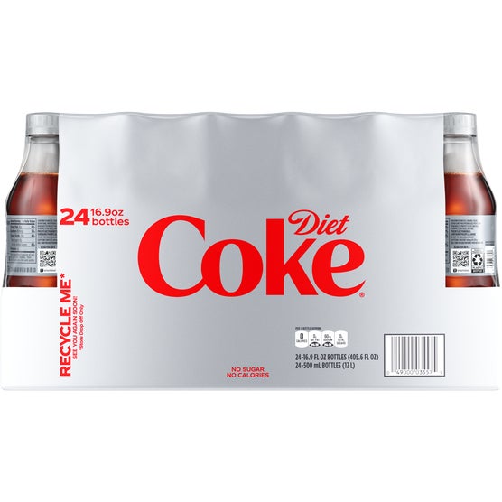 Coca-Cola Diet Coke, 16.9 fl oz, 24 ct