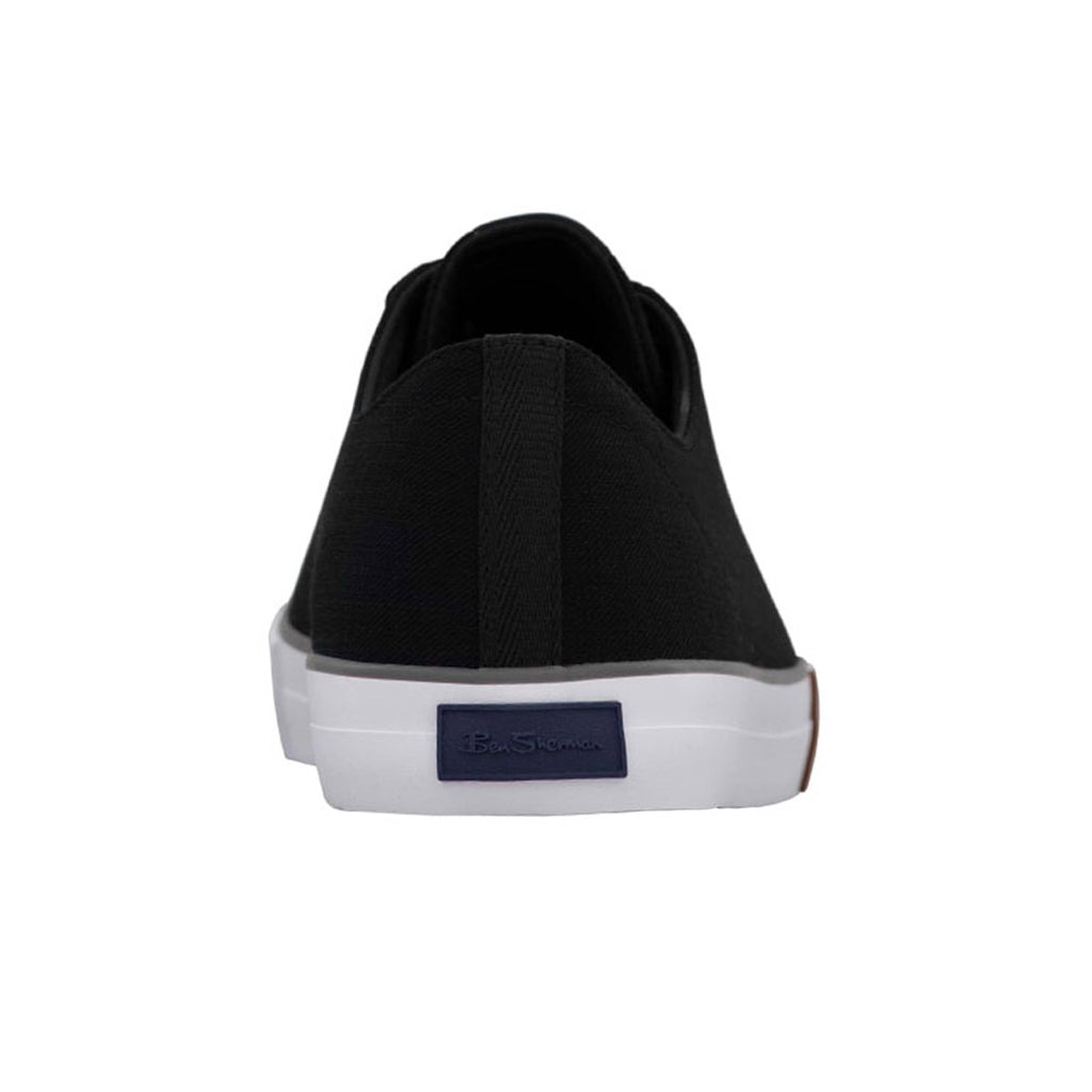 [color:black] Ben Sherman Men's Canvas Shoe - Black - image 4