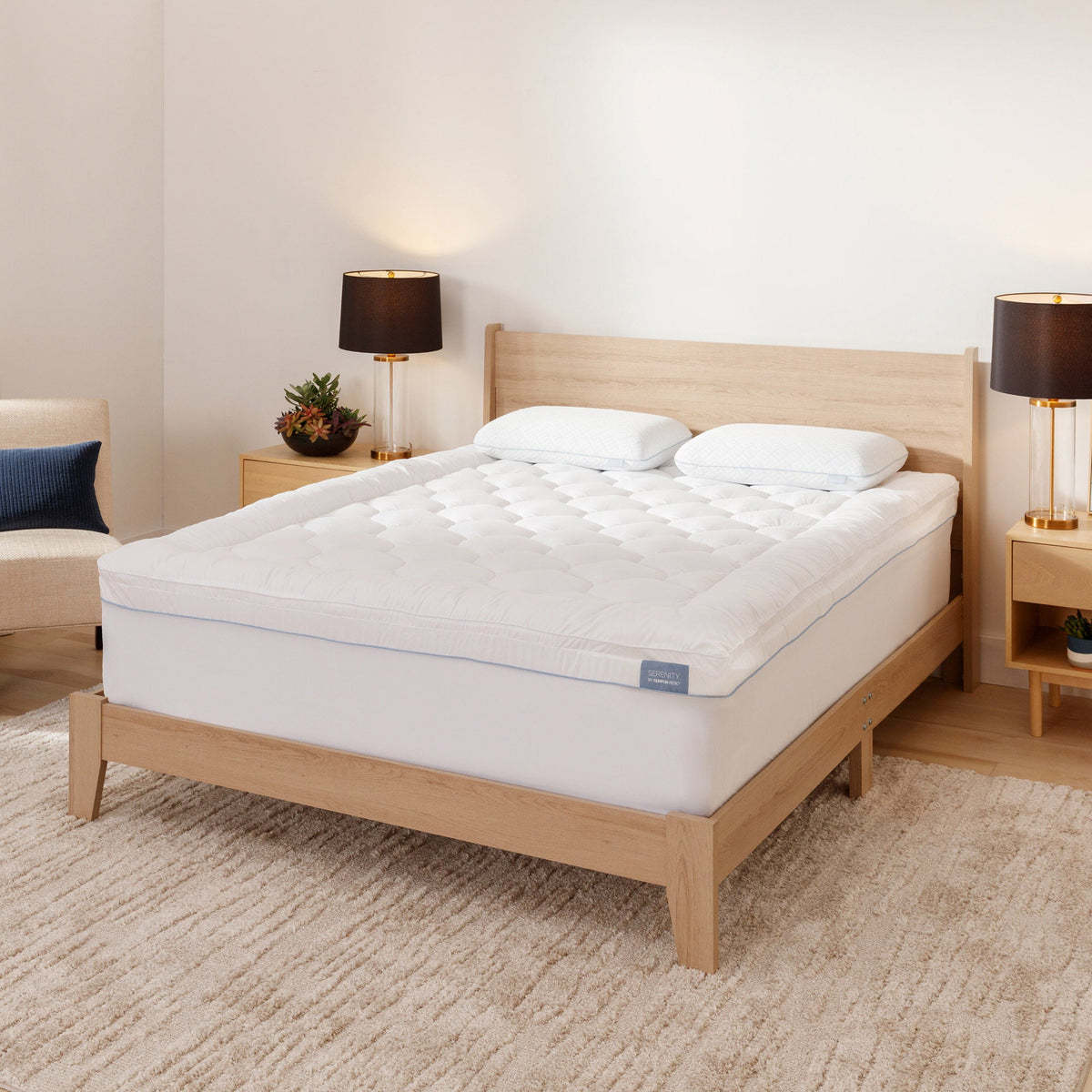 Serenity by Tempur-Pedic 2+1 Pillowtop Mattress Topper
