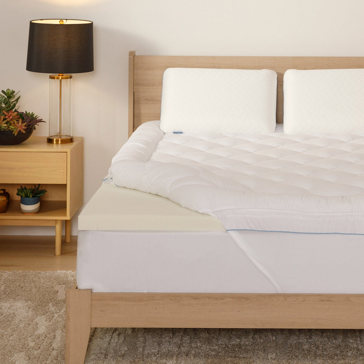 Serenity by Tempur-Pedic 2+1 Pillowtop Mattress Topper