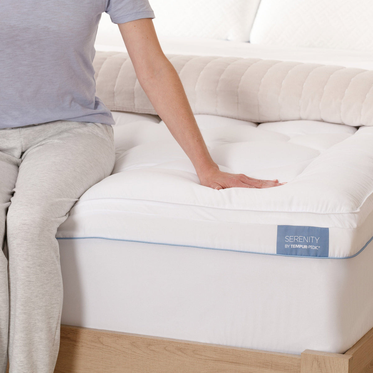 Serenity by Tempur-Pedic 2+1 Pillowtop Mattress Topper
