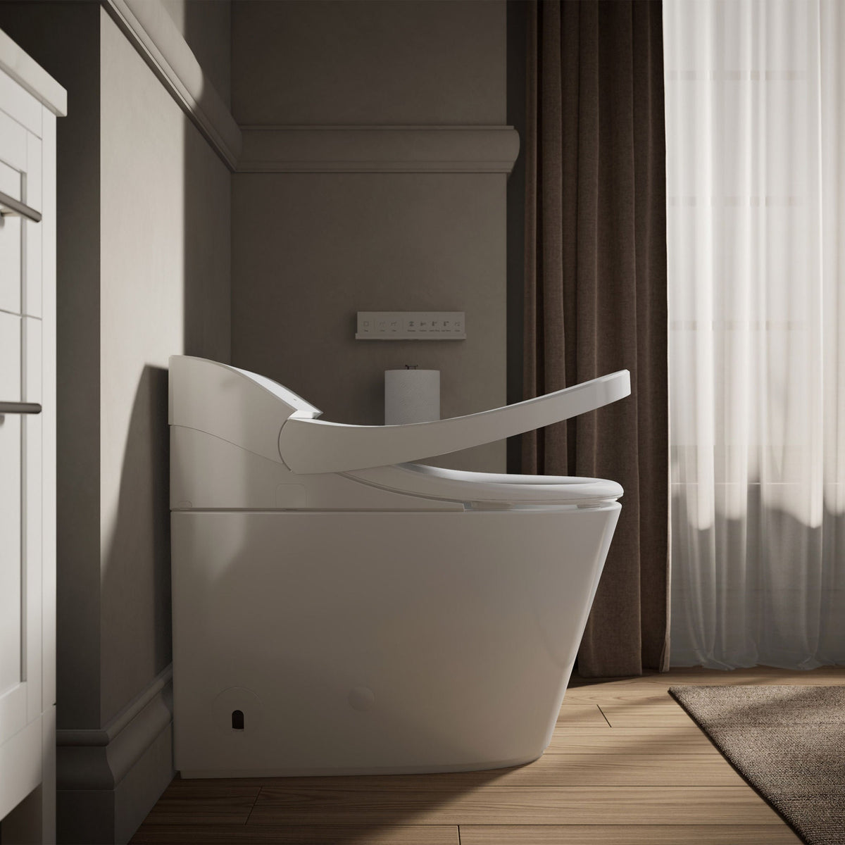 Kohler Jaro One-Piece Elongated Smart Toilet, Dual-flush