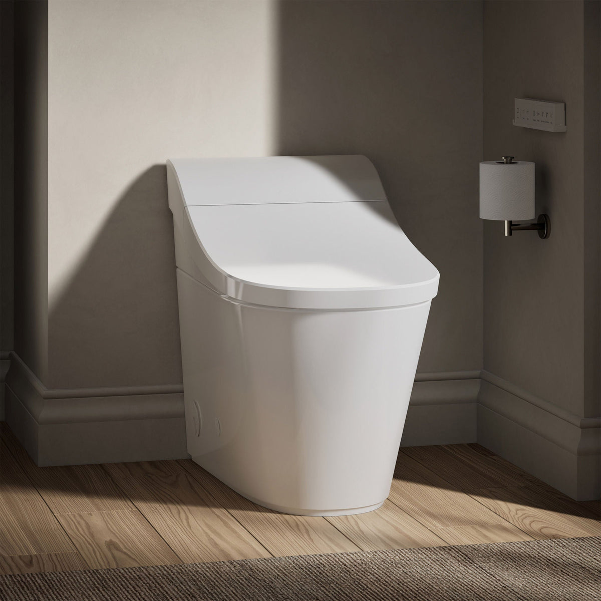 Kohler Jaro One-Piece Elongated Smart Toilet, Dual-flush