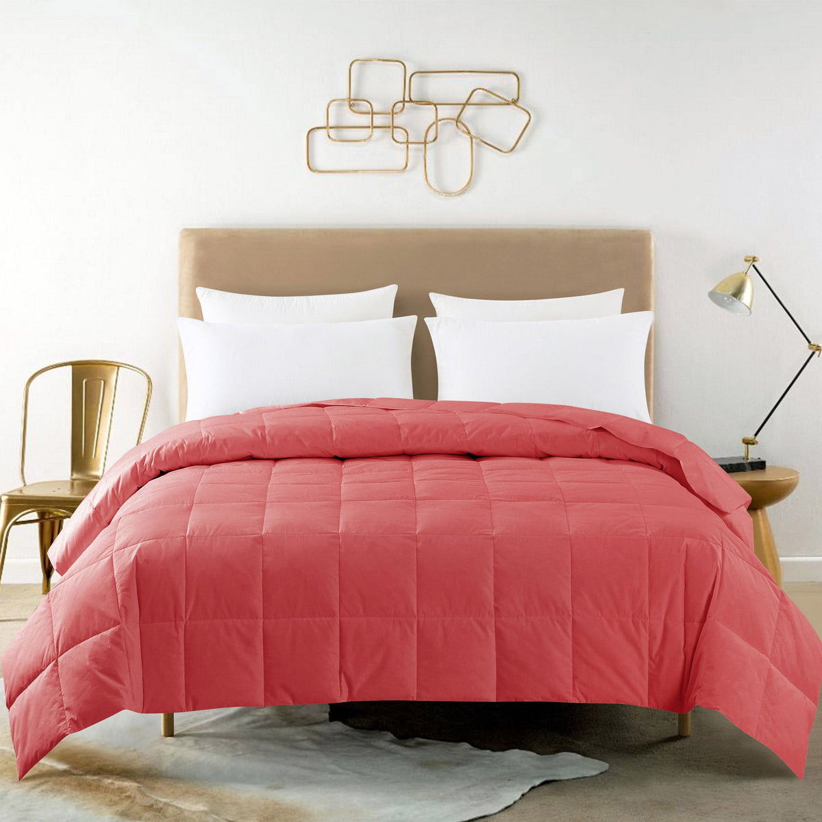Feather and Loom White Down Blanket