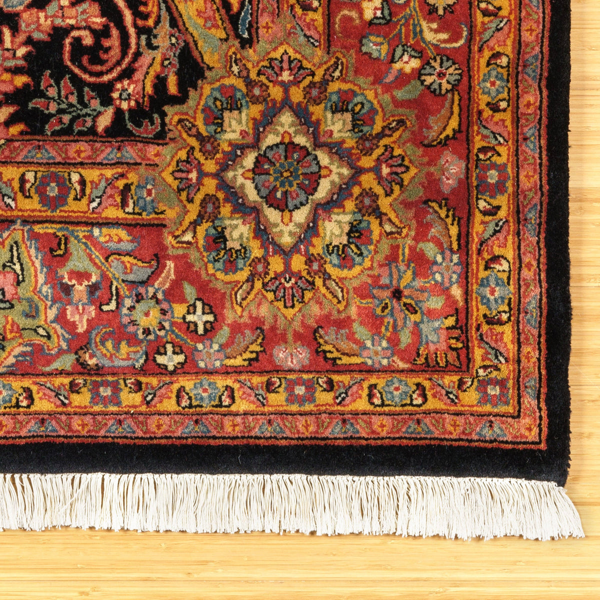Montacute Hand Knotted Rug Collection, Clarion Black