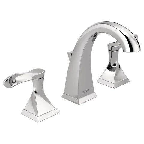 Delta kahlo two handle widespread bathroom faucet
