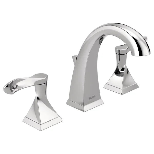 Delta kahlo two handle widespread bathroom faucet