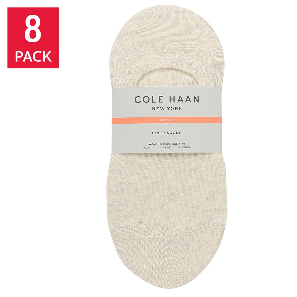 Cole Haan Women's Liner Sock, 8-pair