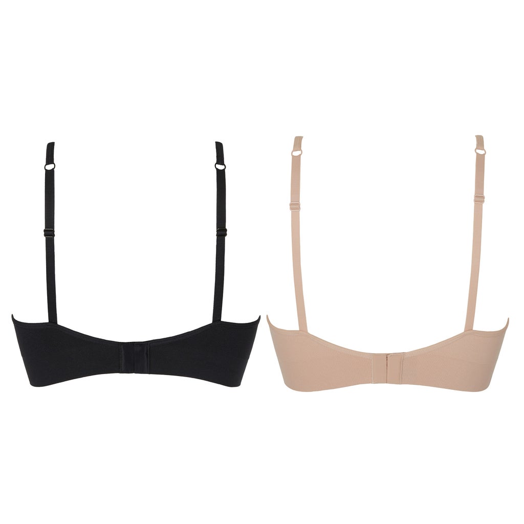 [color:black] DKNY Women's Seamless Bra, 2-pack - Black - image 10