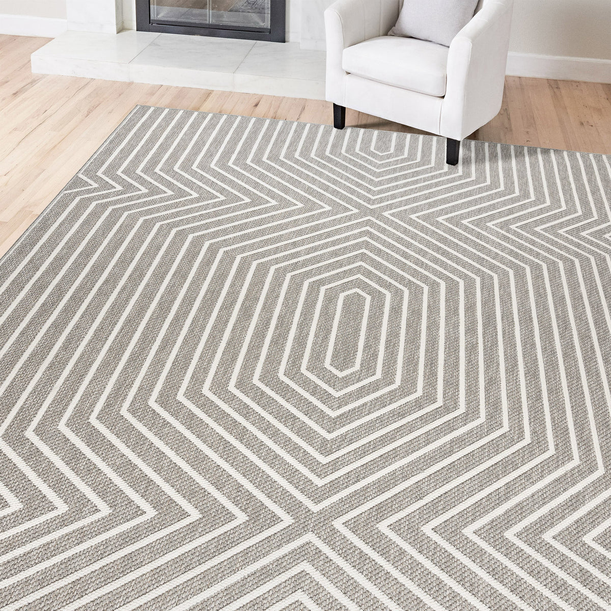 Regent Area Rug Collection, Raye Gray