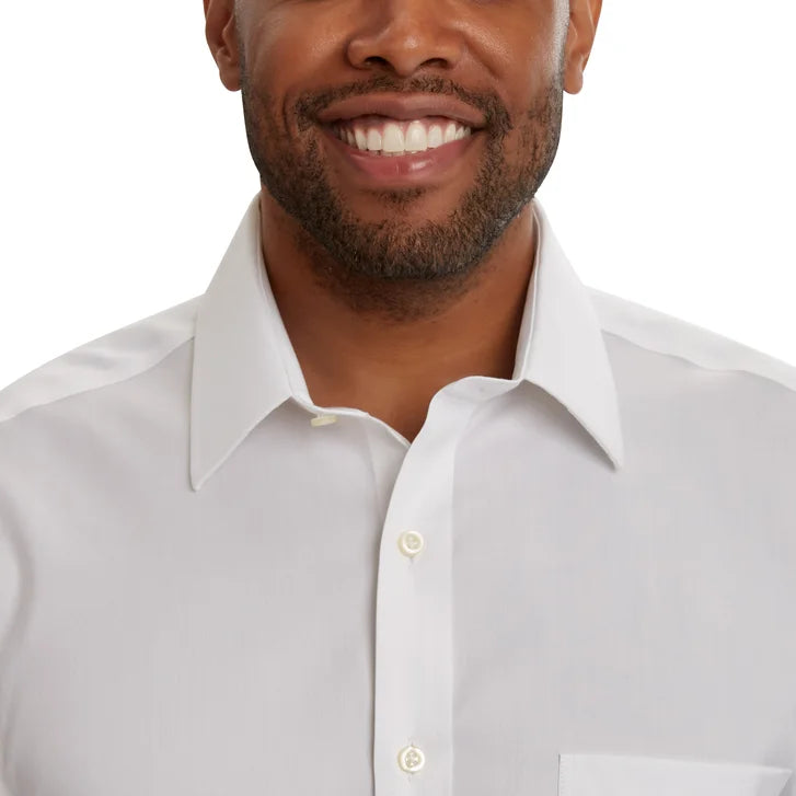Kirkland Signature Men's Tailored Fit Dress Shirt-Exact Sleeve Length - image 3
