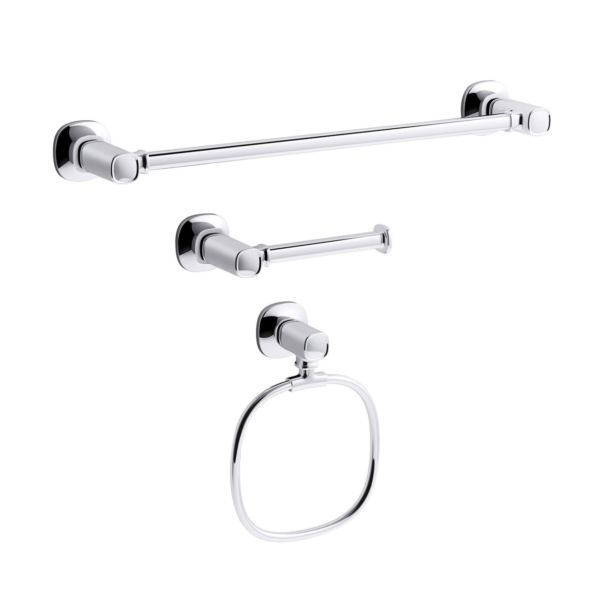 Kohler Terzet 3-piece Bath Accessory Set