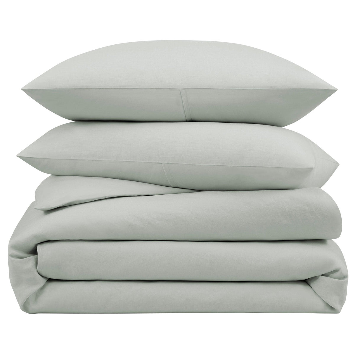 WelHome Cotton Linen Relaxed Duvet Cover, 3-piece Set