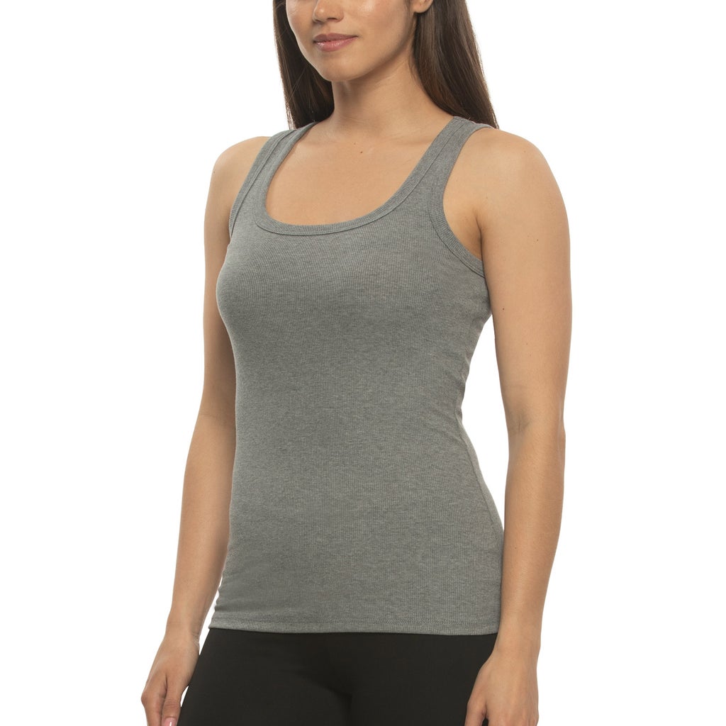 [color:multi] Felina Women's Ribbed Tank, 3-pack - Multi - image 16