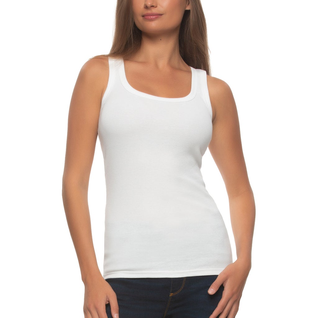 [color:multi] Felina Women's Ribbed Tank, 3-pack - Multi - image 18