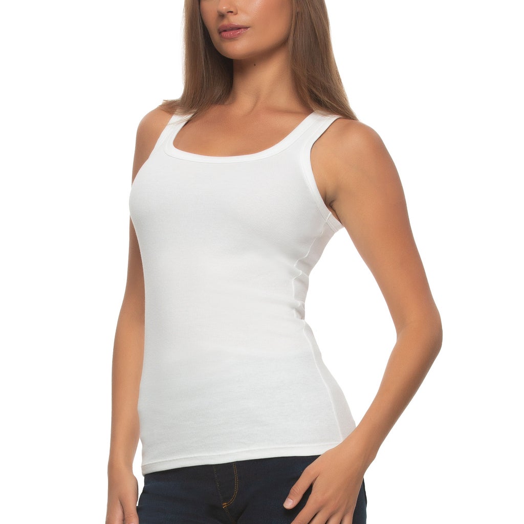 [color:multi] Felina Women's Ribbed Tank, 3-pack - Multi - image 19
