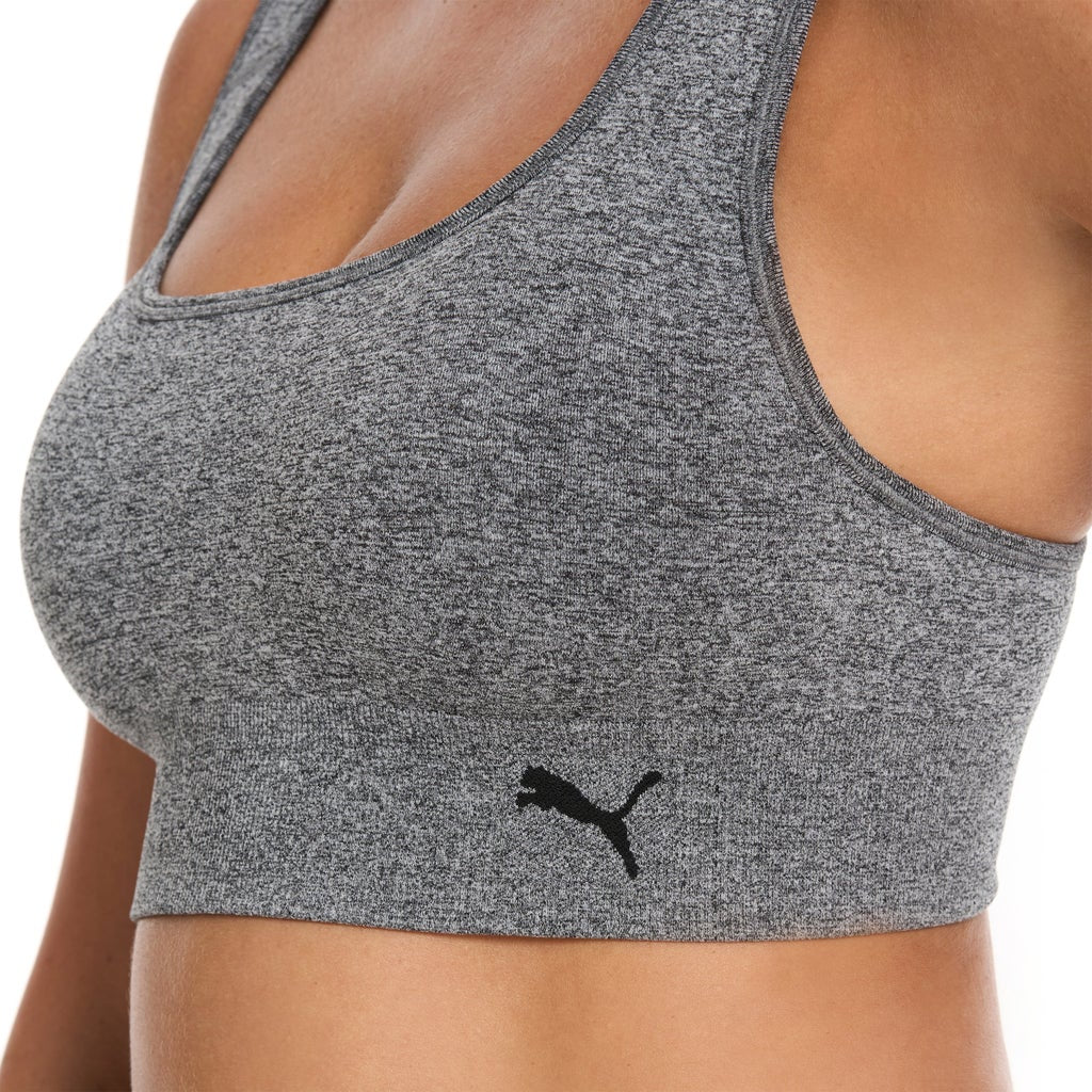 [color:black] PUMA Women's Seamless Sports Bra, 2-pack - Black - image 13