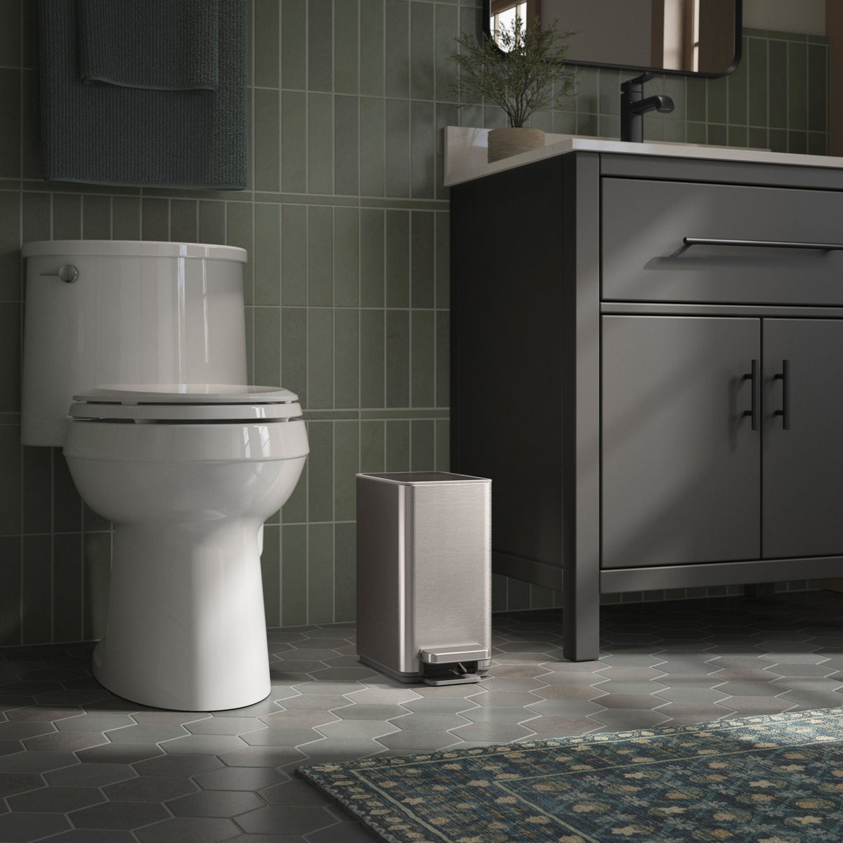 Kohler 6L Step Trash Can, 2-pack