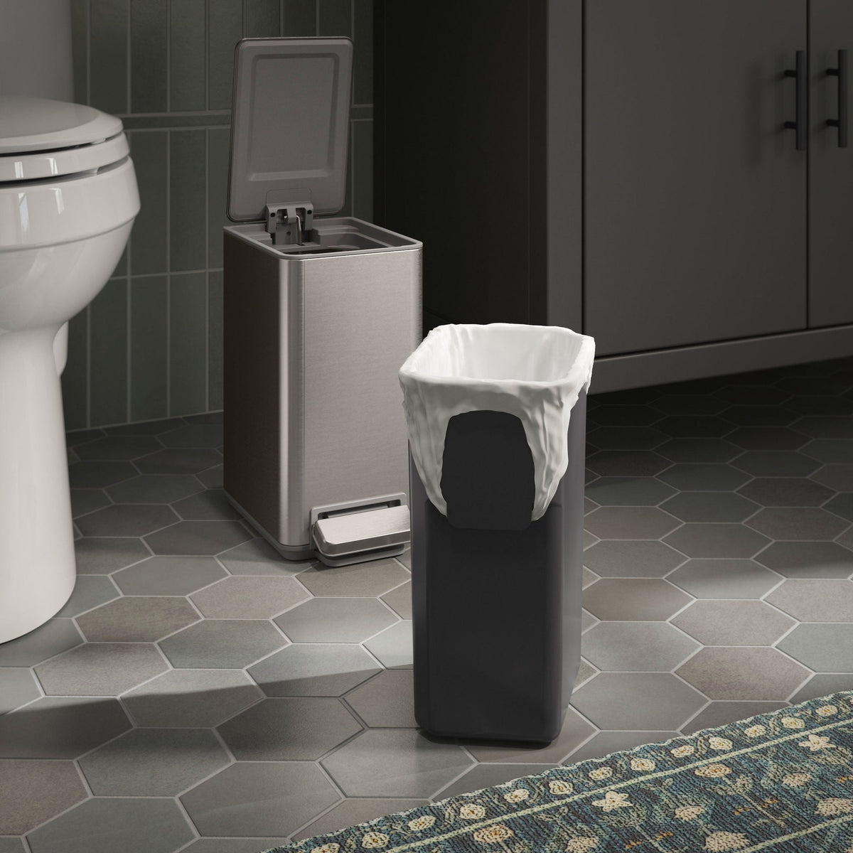 Kohler 6L Step Trash Can, 2-pack