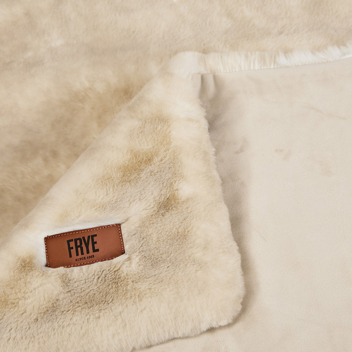 FRYE Luxe Faux Fur Throw