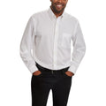 [color:white] Kirkland Signature Men's Traditional Fit Dress Shirt - Exact Sleeve Length - White - image 1
