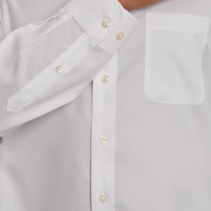 Kirkland Signature Men's Traditional Fit Dress Shirt - Exact Sleeve Length - image 4