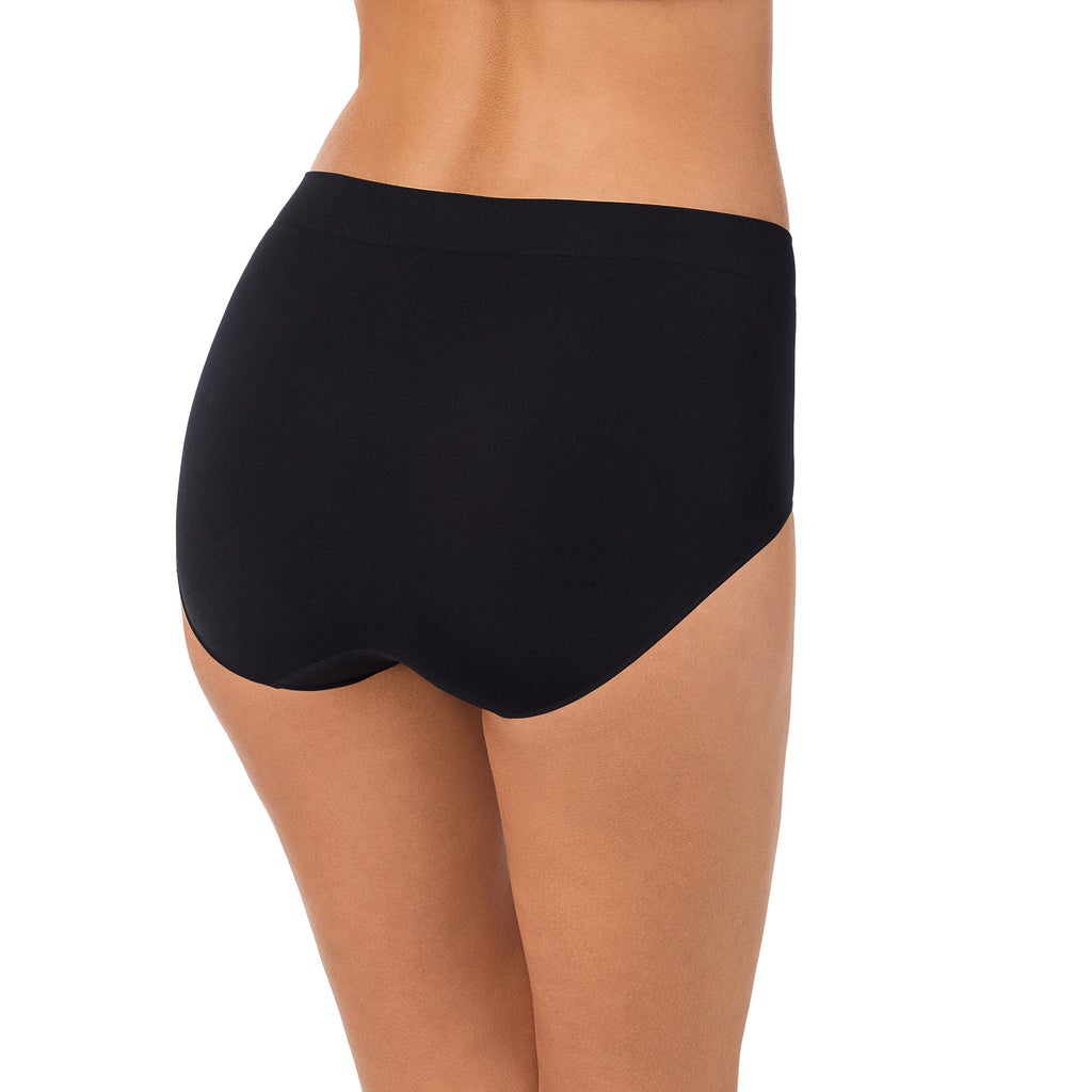 [color:black] Carole Hochman Women's Seamless Brief, 5-pack - Black - image 3