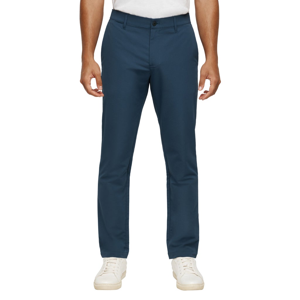 [color:blue] Banana Republic Men's Flat Front Pant - Blue - image 1