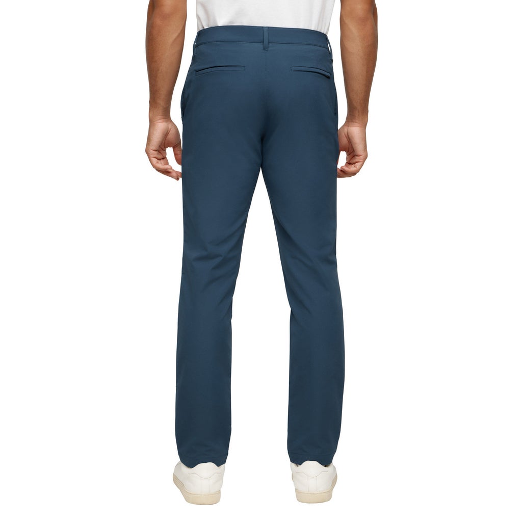[color:blue] Banana Republic Men's Flat Front Pant - Blue - image 3