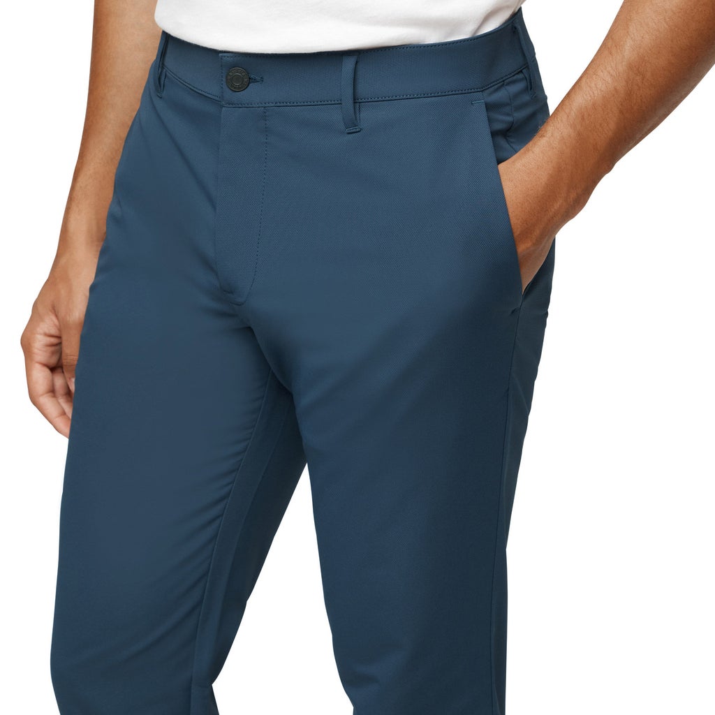 [color:blue] Banana Republic Men's Flat Front Pant - Blue - image 4
