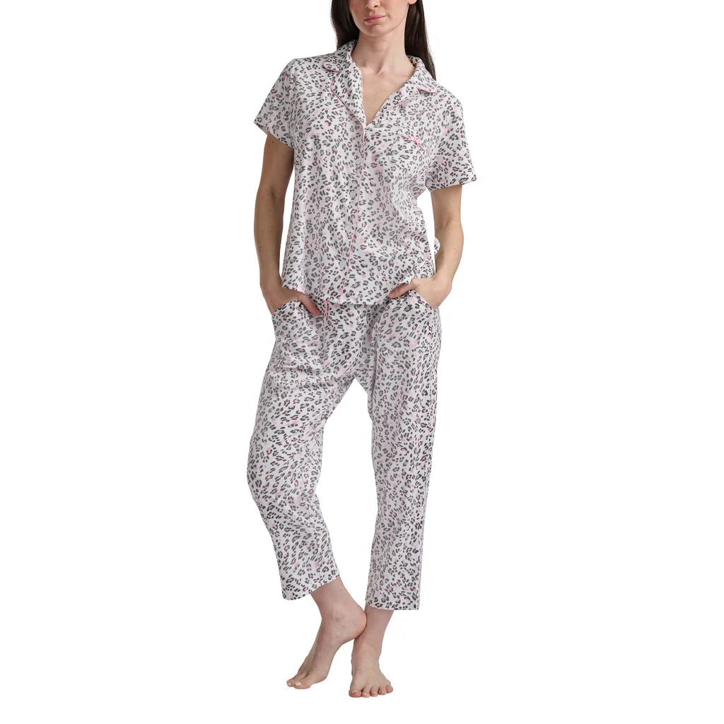 Karen Neuburger Women's Notch Collar 2-piece PJ Set - image 2